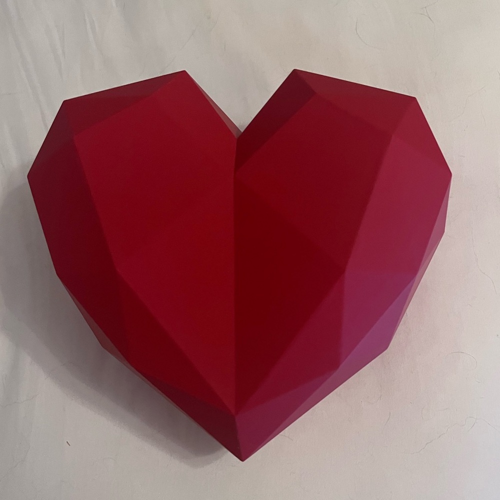 Heart-Shaped Rose Box - Pink & Red Foam Roses - Picture 4 of 6